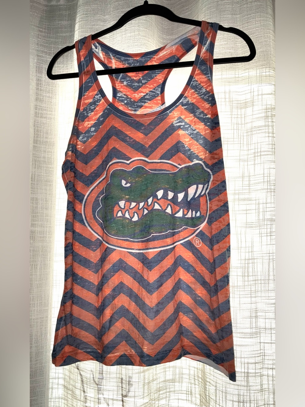 Florida Gator Chevron Racerback Tank Top
